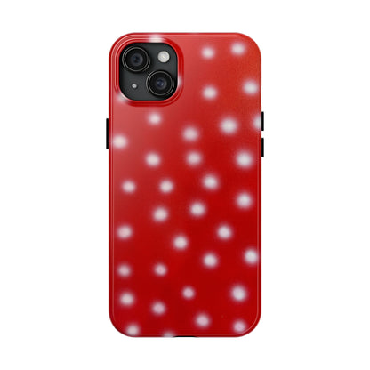 "cherry crush polka dot" airbrush iPhone case