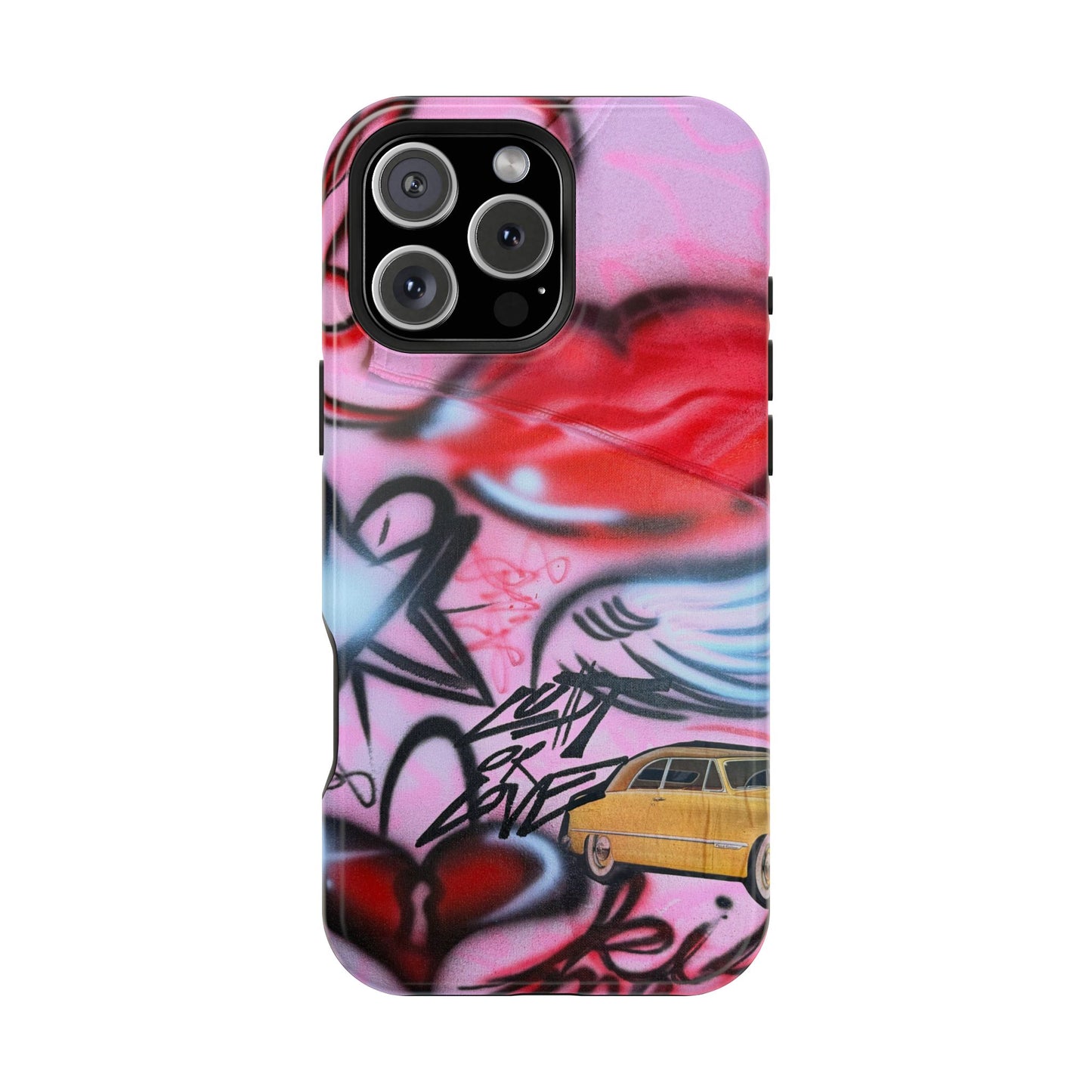 MagSafe "lust or love" airbrush iPhone case