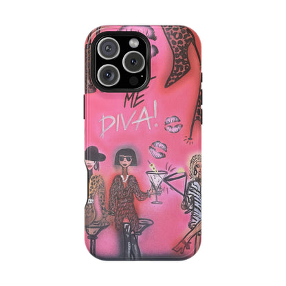 MagSafe "party diva" airbrush iPhone case
