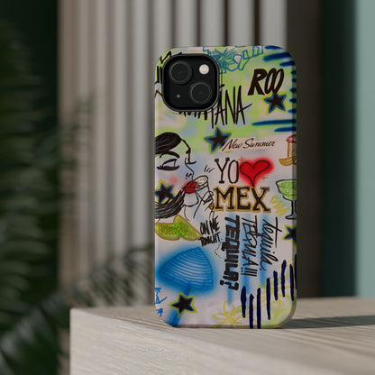 MagSafe "salted lime" airbrush iPhone case