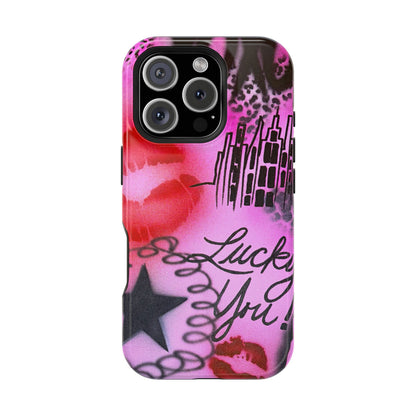 MagSafe "ulterior motive" airbrush iPhone case