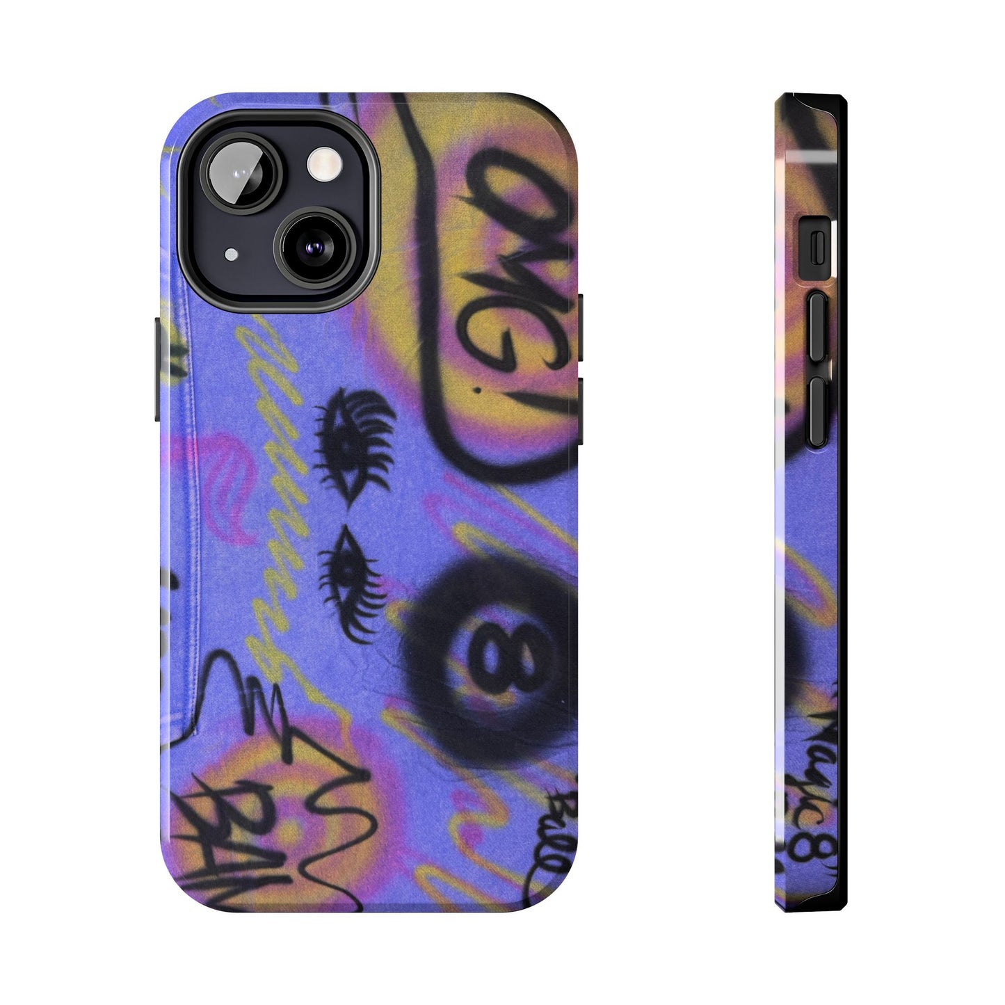 "eye$ on lies" airbrush iPhone case