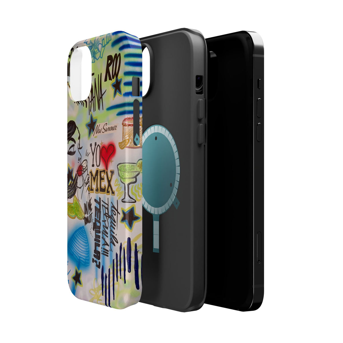 MagSafe "salted lime" airbrush iPhone case