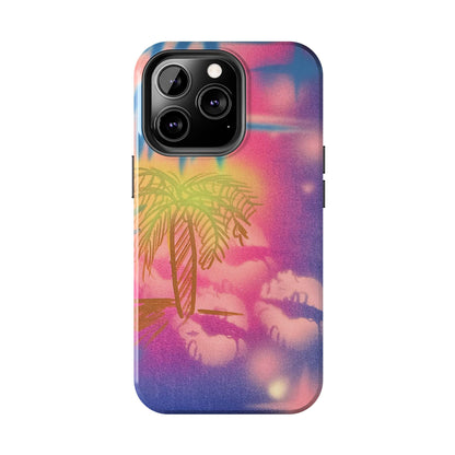 "glowy night" airbrush iPhone case