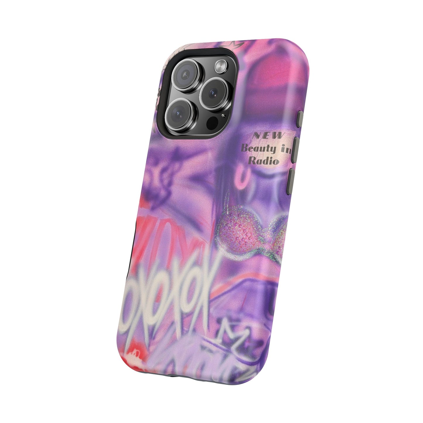 MagSafe "mic check" airbrush iPhone case
