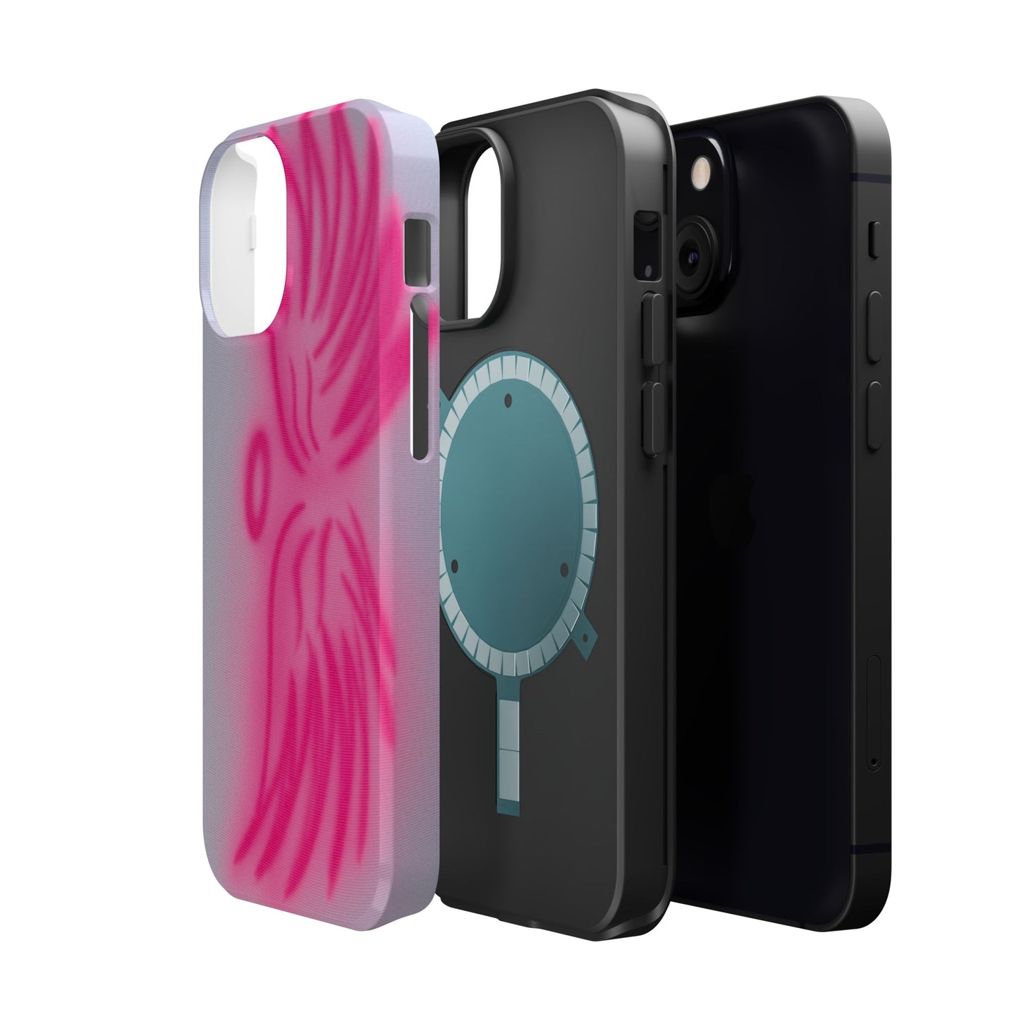 MagSafe "angel wings" airbrush iPhone case