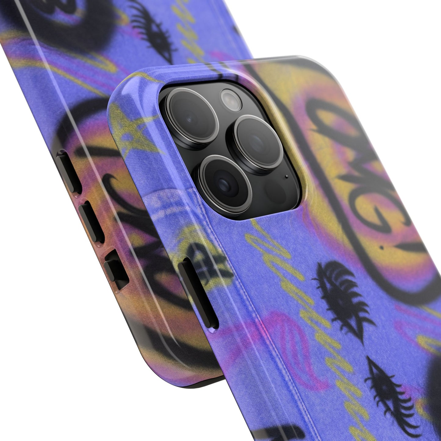 "eye$ on lies" airbrush iPhone case