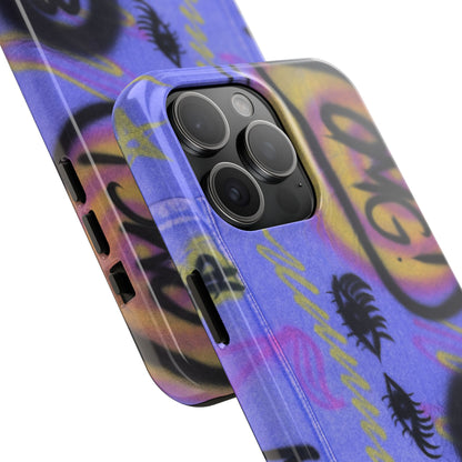 "eye$ on lies" airbrush iPhone case