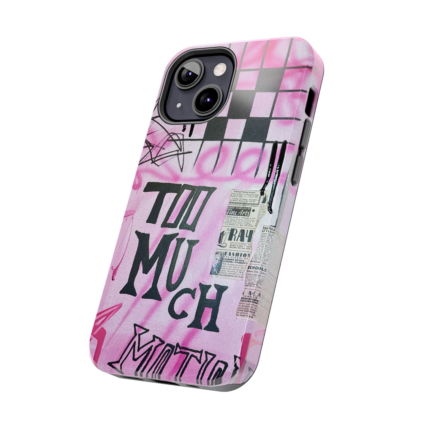 "too much motion" airbrush iPhone case