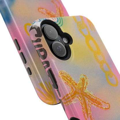 MagSafe "sweet starfish" airbrush iPhone case