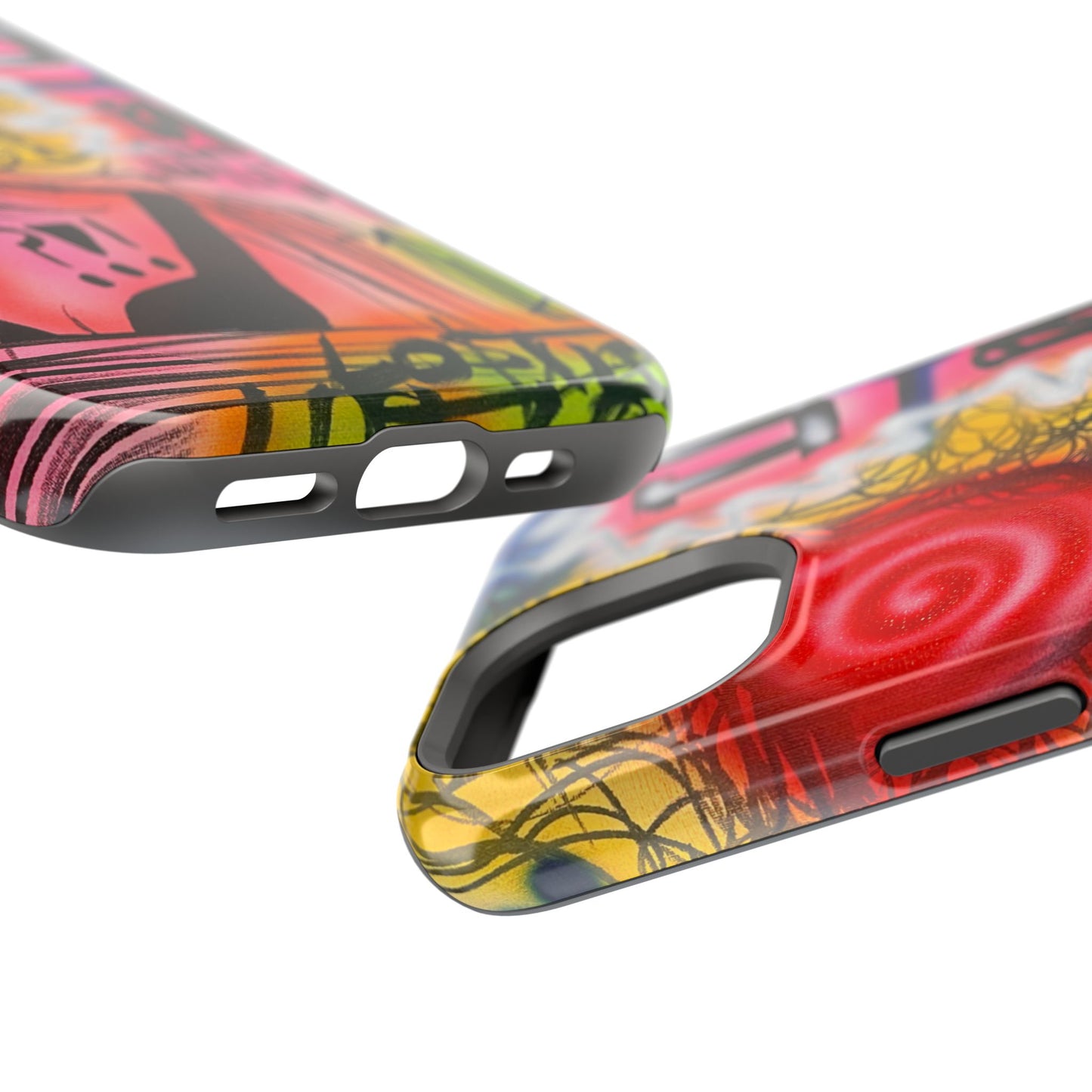 MagSafe „Lost in Paradise“ Airbrush-iPhone-Hülle