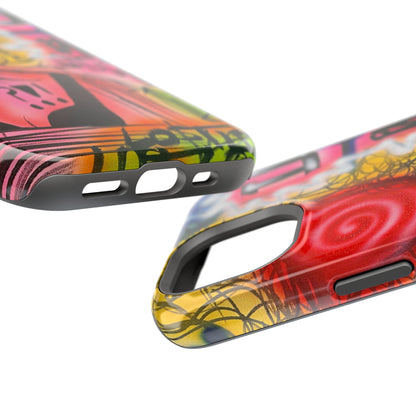MagSafe „Lost in Paradise“ Airbrush-iPhone-Hülle