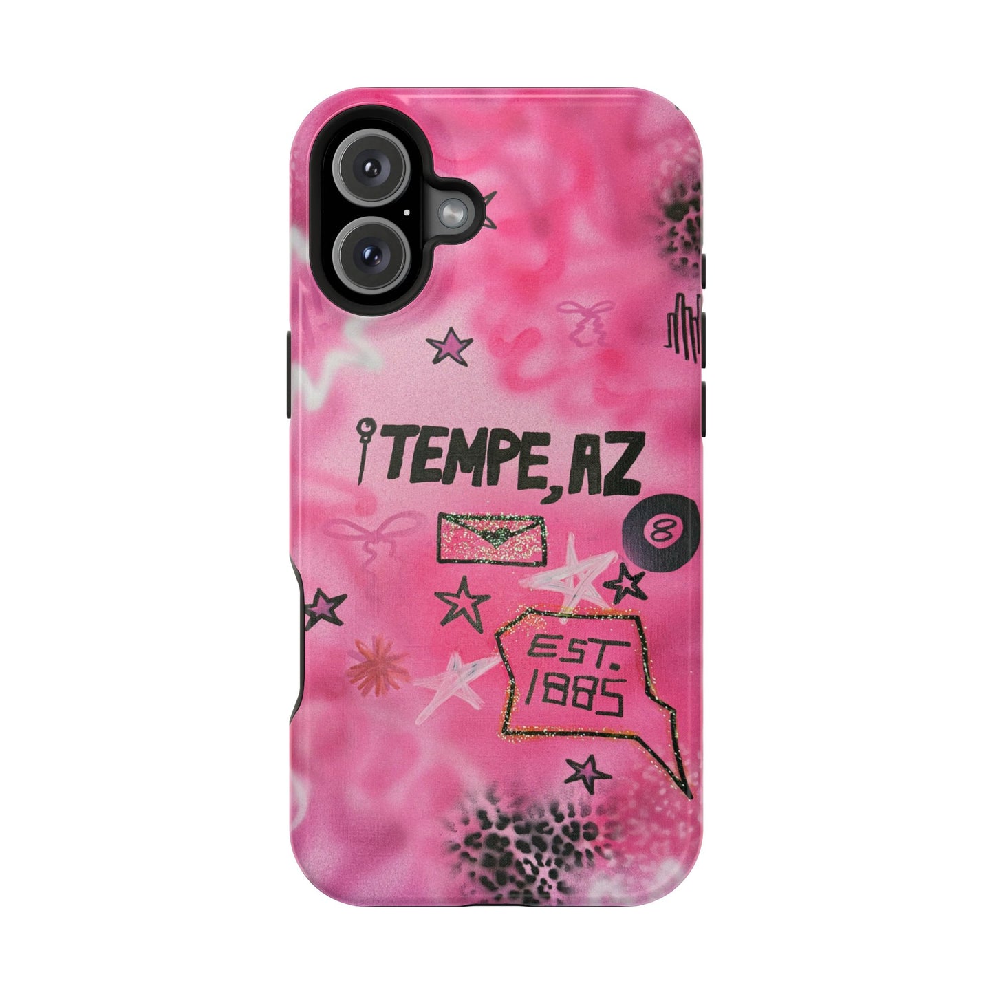 MagSafe „arizona state university pt. 2“ Airbrush iPhone-Hülle