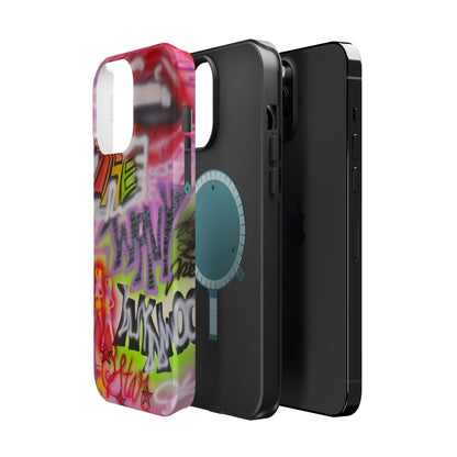 MagSafe "wynwood gold" airbrush iPhone case