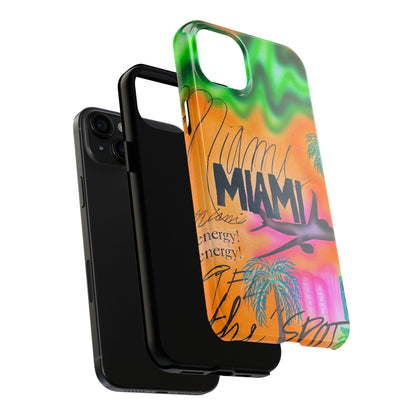 "miami, fl" airbrush iPhone case