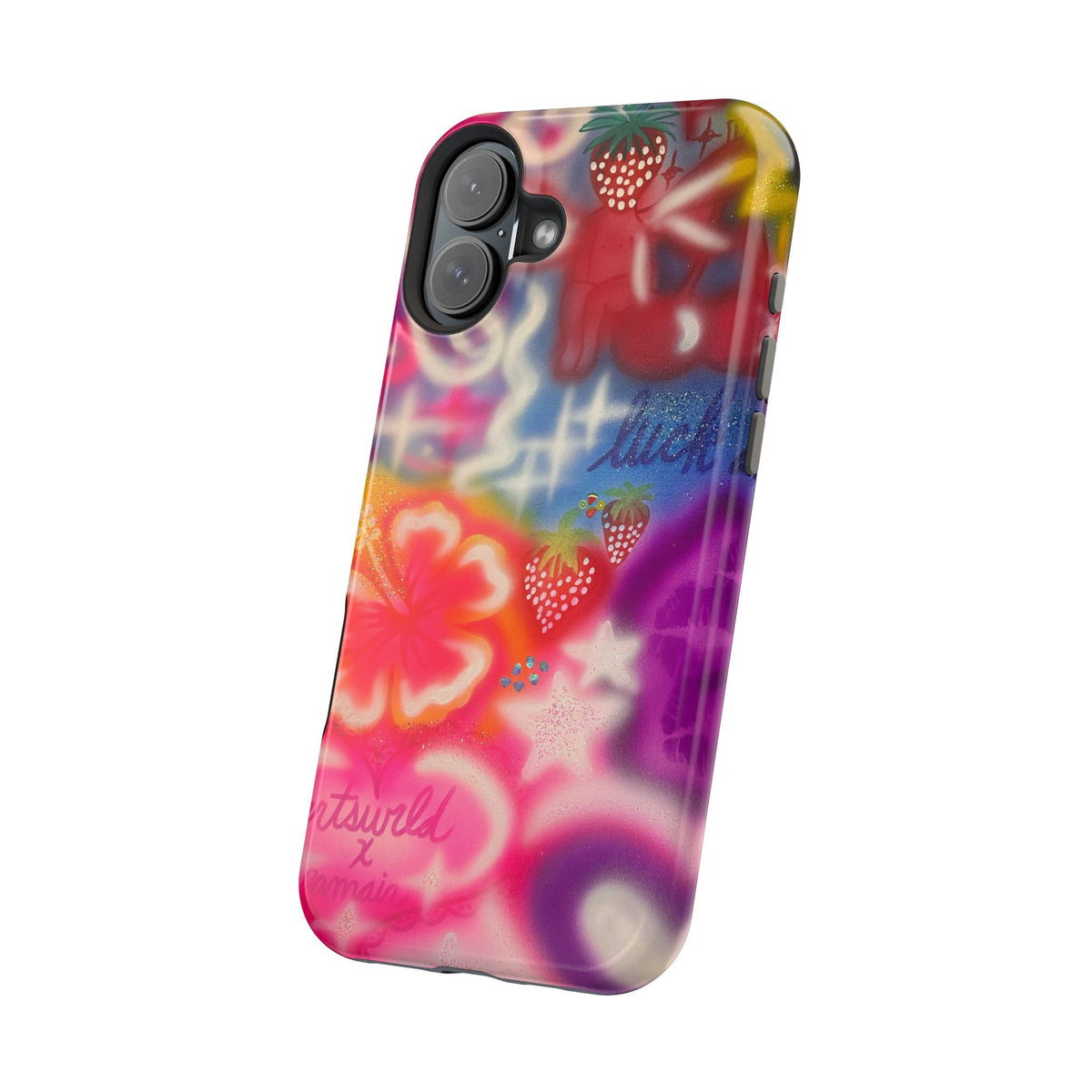 MagSafe „luck & luv“ Airbrush iPhone-Hülle