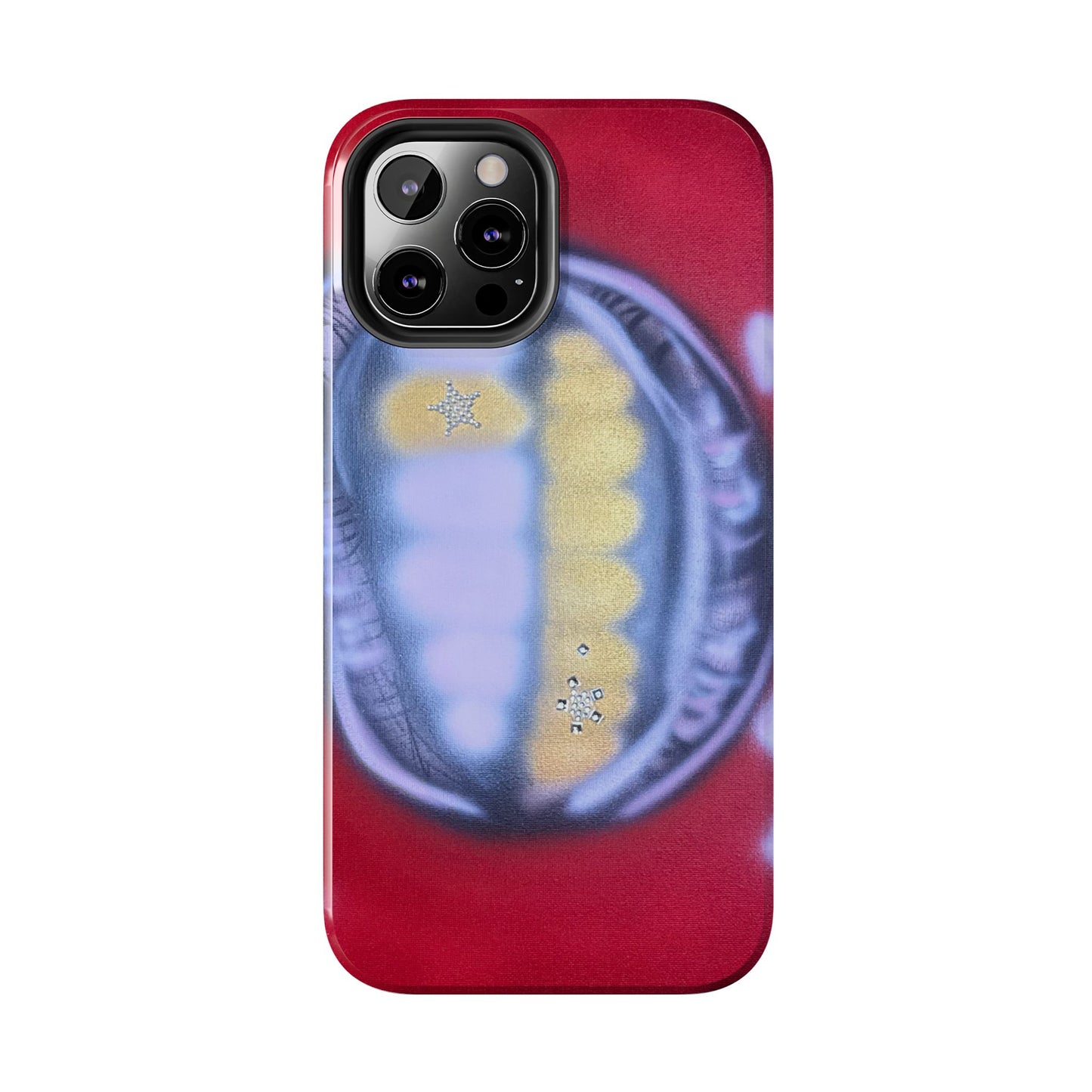 "bite me bling" airbrush iPhone case