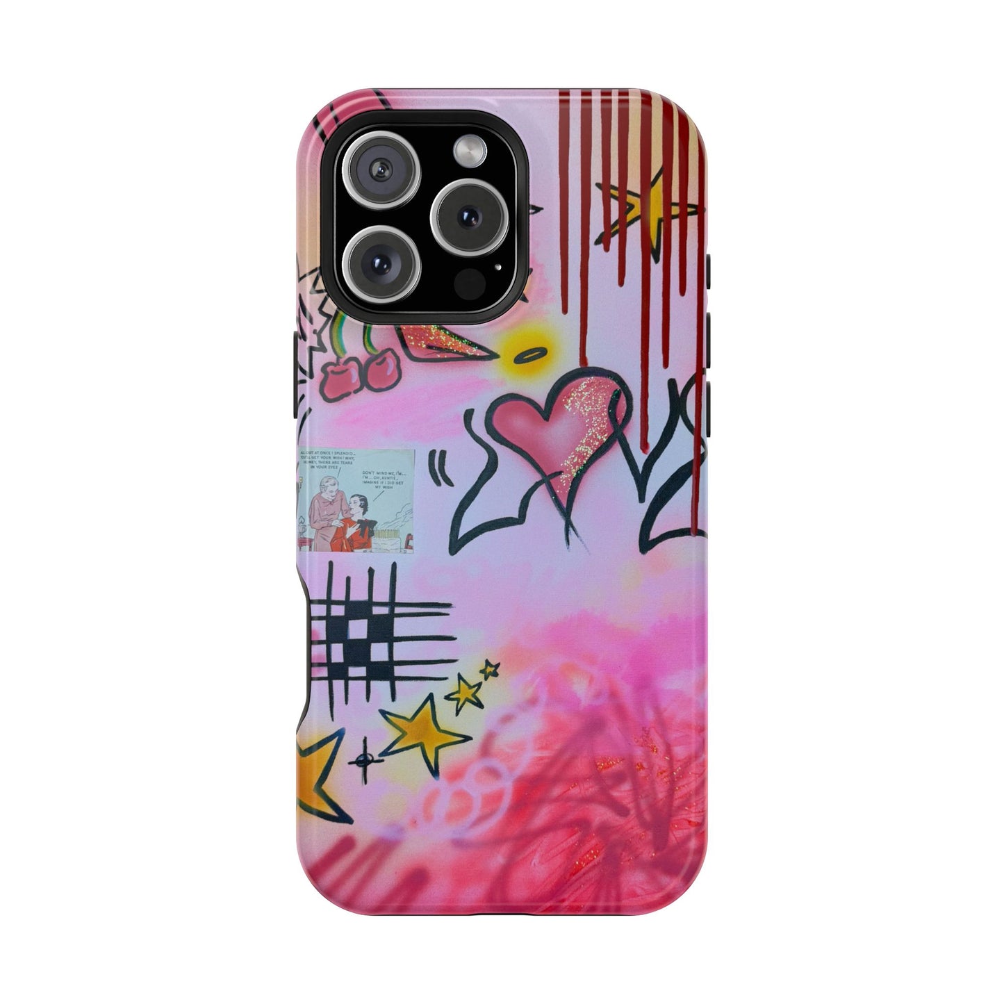 MagSafe "cherry. luvr" Airbrush iPhone-Hülle