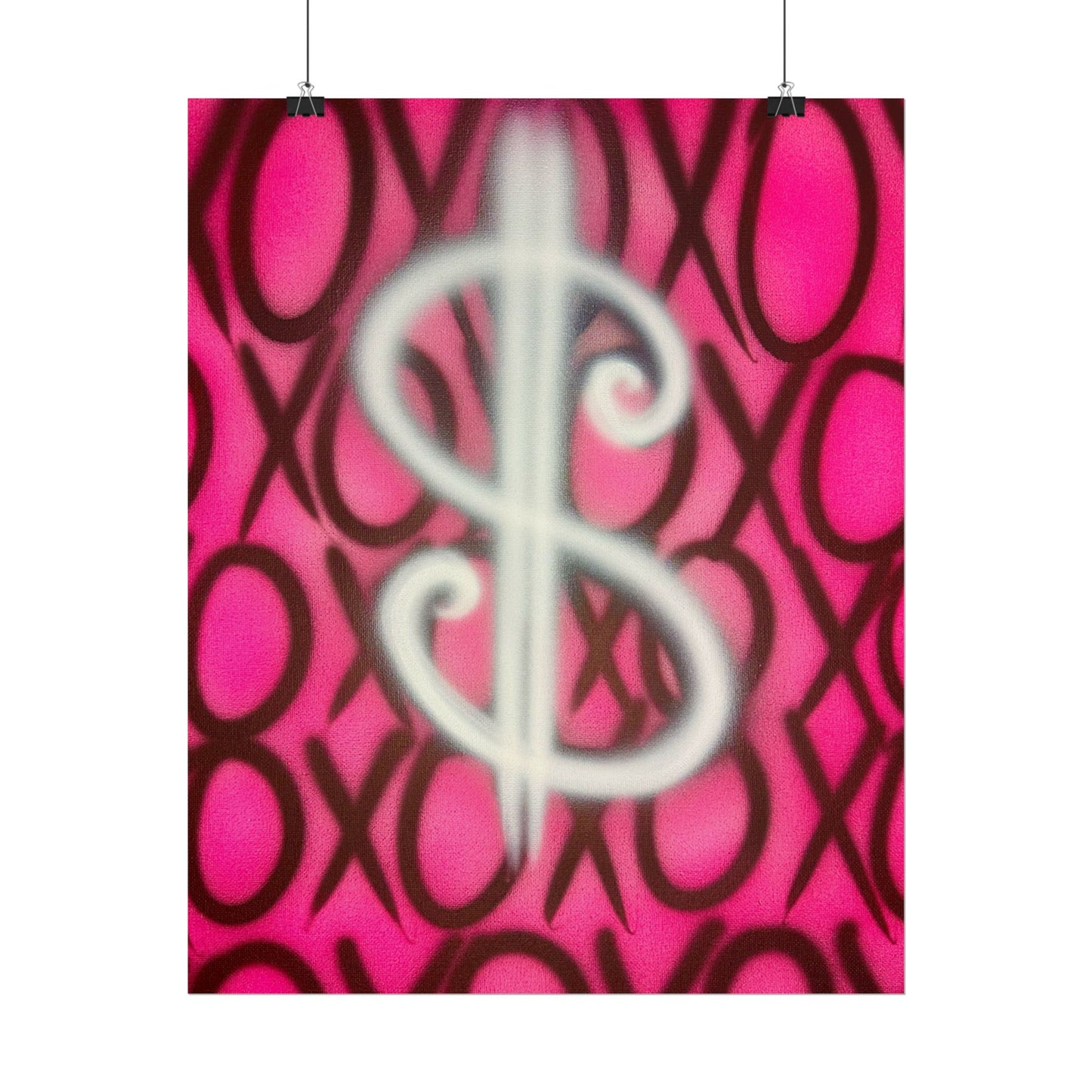 "money dream$" airbrush rolled print