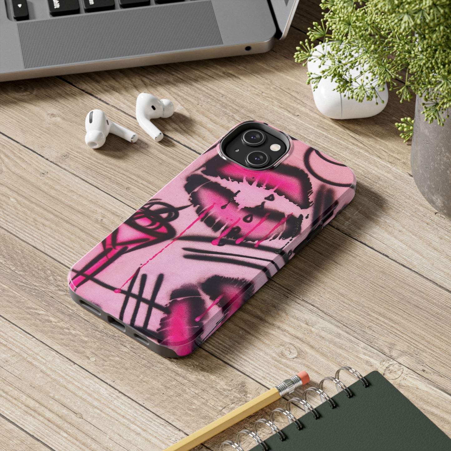 "glossy pout" airbrush iPhone case