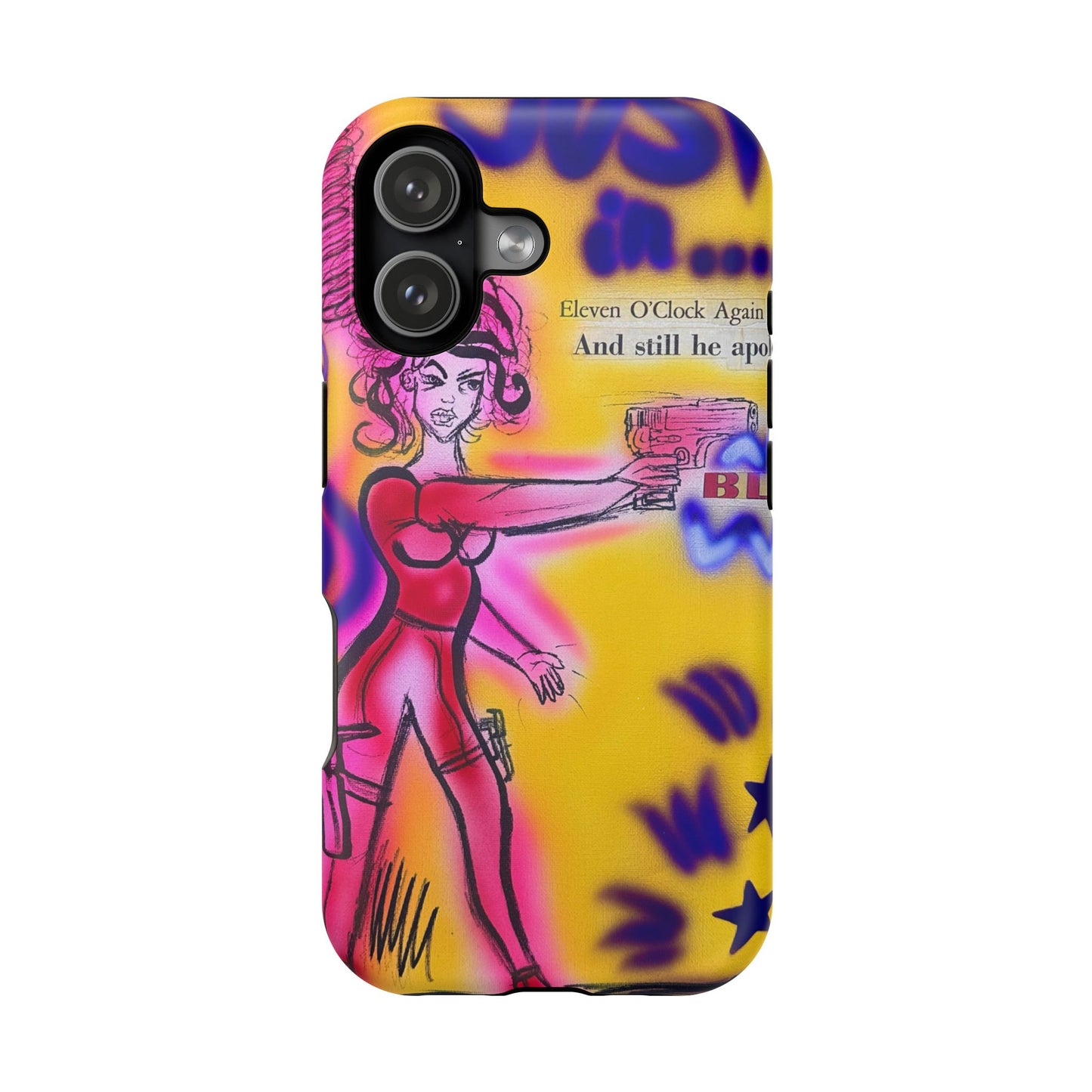 MagSafe „Spiraling Thoughts“ Airbrush iPhone Hülle