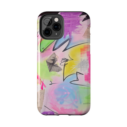 "pastel static" airbrush iPhone case