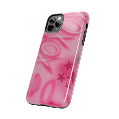"perfectly pink" airbrush iPhone case