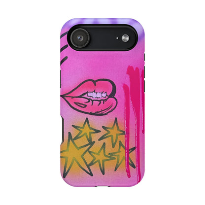 MagSafe "star drip" airbrush iPhone case