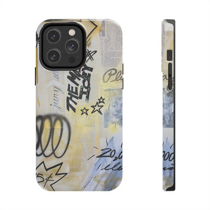 "golden glacier" airbrush iPhone case
