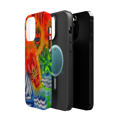 MagSafe "tipsy lobster" airbrush iPhone case