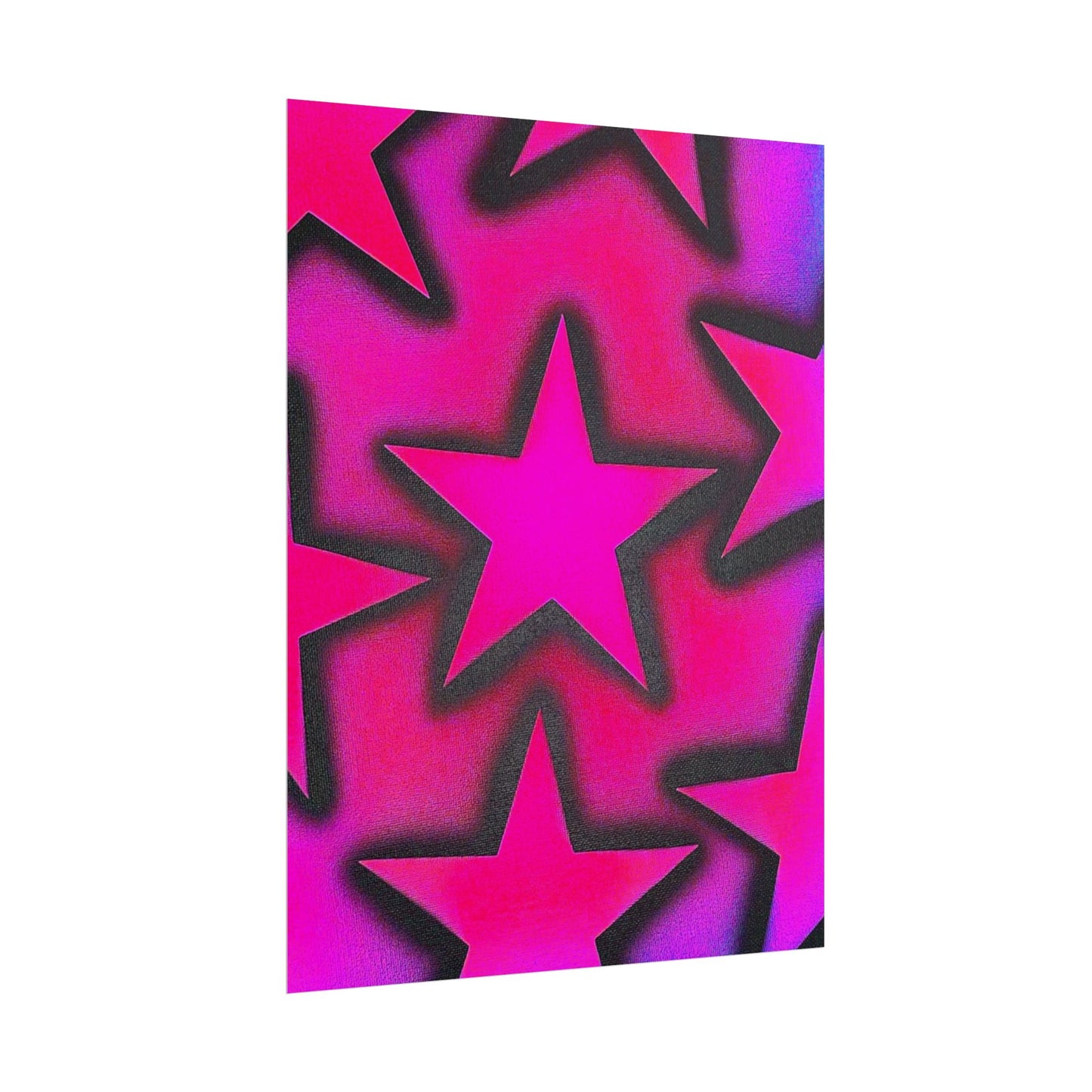 "UR A STAR! pt. 2" airbrush rolled print