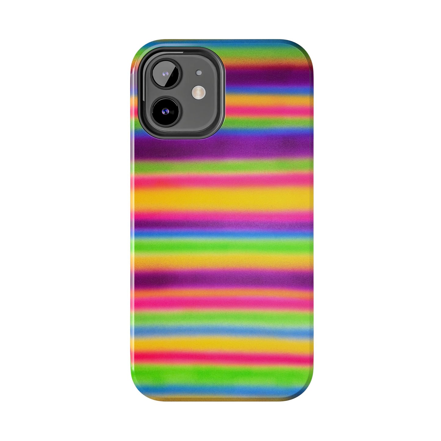 "colorful stripes" airbrush iPhone case