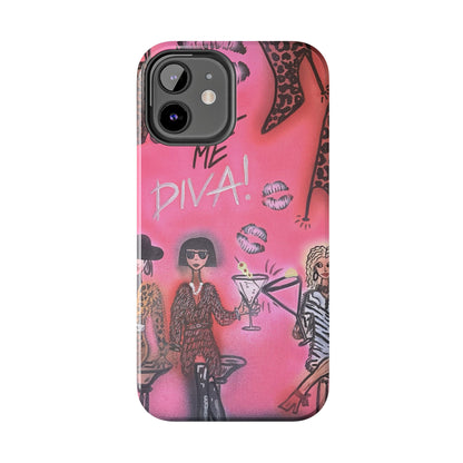 "party diva" airbrush iPhone case