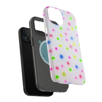 MagSafe "birthday cake polka dot" airbrush iPhone case