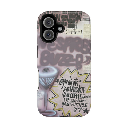MagSafe "espresso martini" airbrush iPhone case