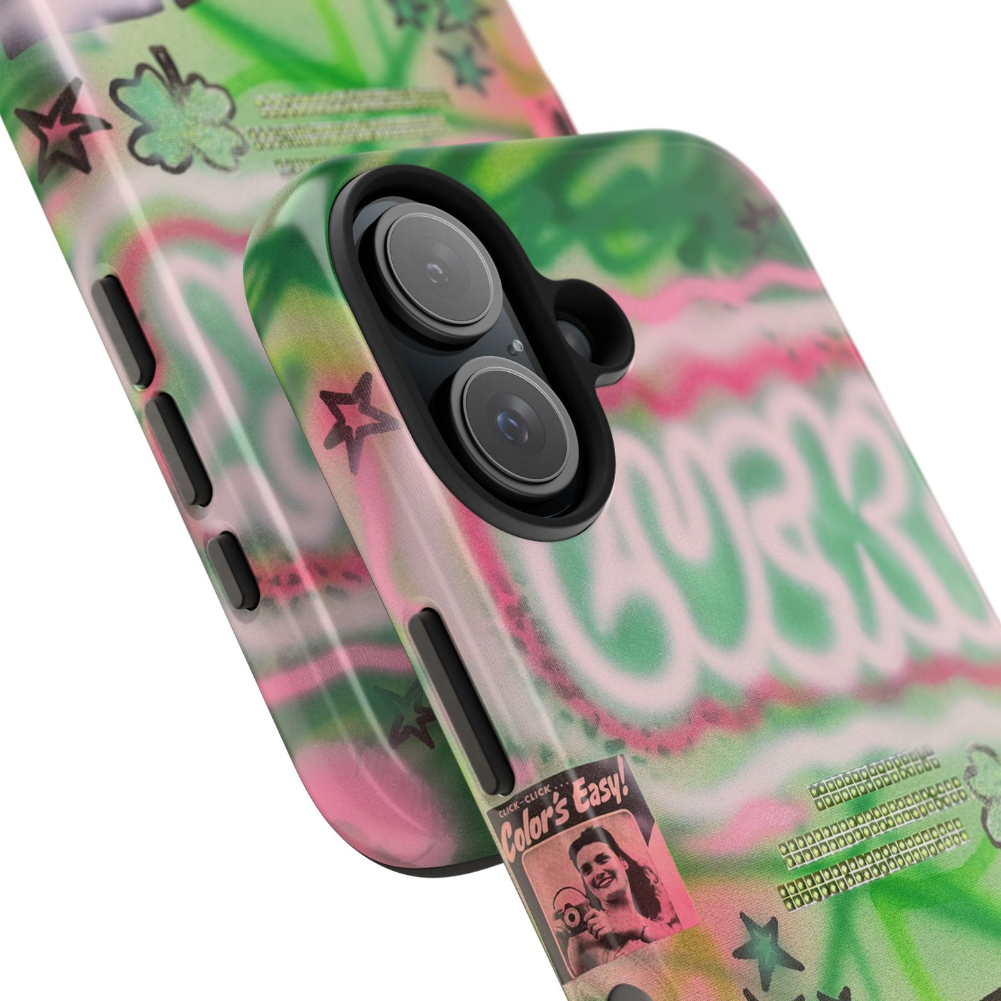 "so lucky" airbrush iPhone case