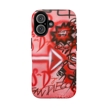 "san diego" airbrush iPhone case