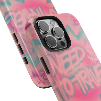 "need $$ to travel" airbrush iPhone case