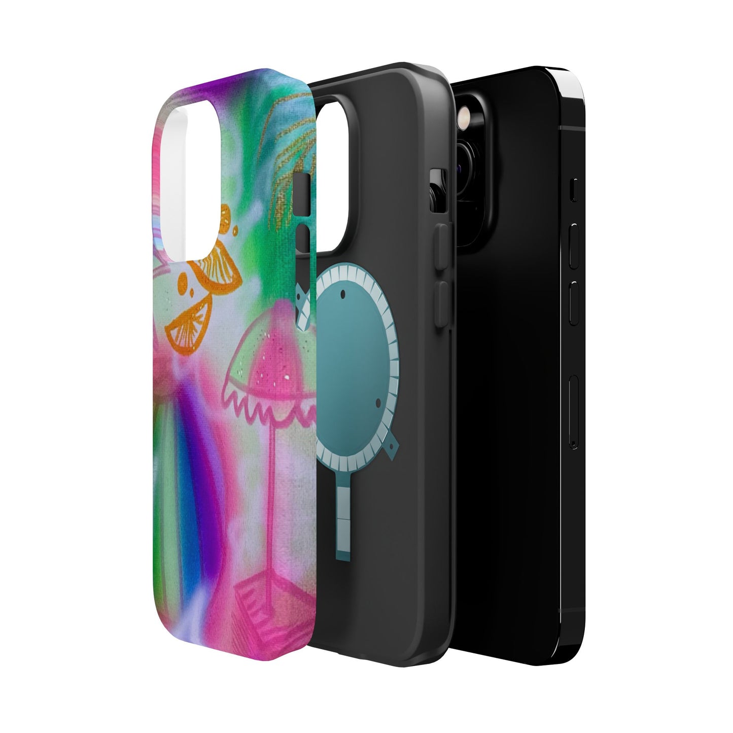 MagSafe "on the beach" airbrush iPhone case