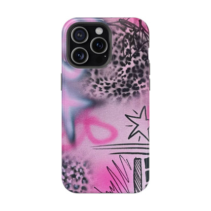 MagSafe "onyx cheetah" Airbrush iPhone Hülle