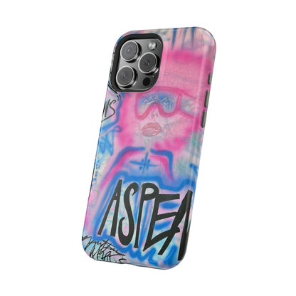 MagSafe "aspen aspirations" airbrush iPhone case