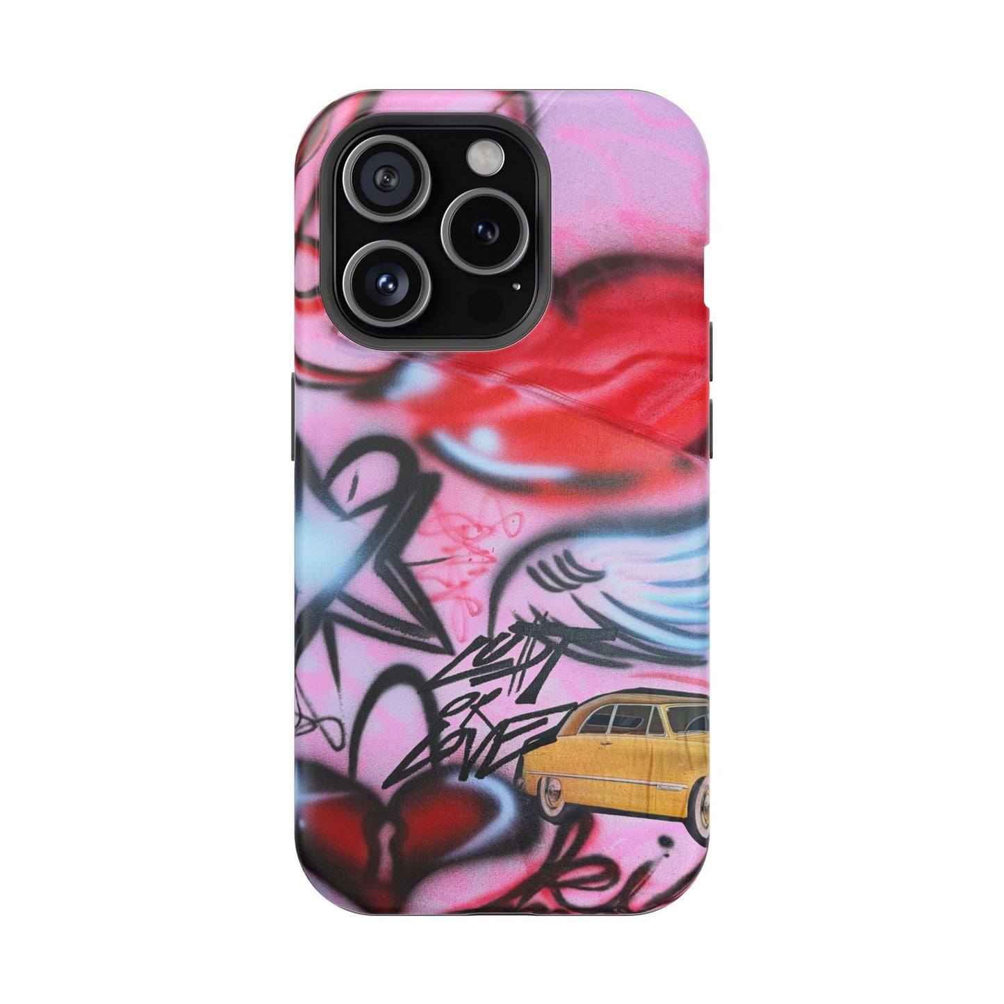 MagSafe "lust or love" airbrush iPhone case