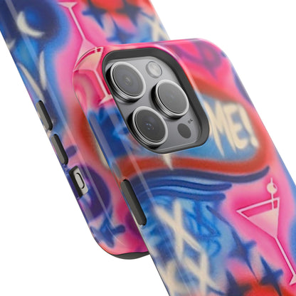 MagSafe "kiss me pt. 2" Airbrush iPhone Hülle