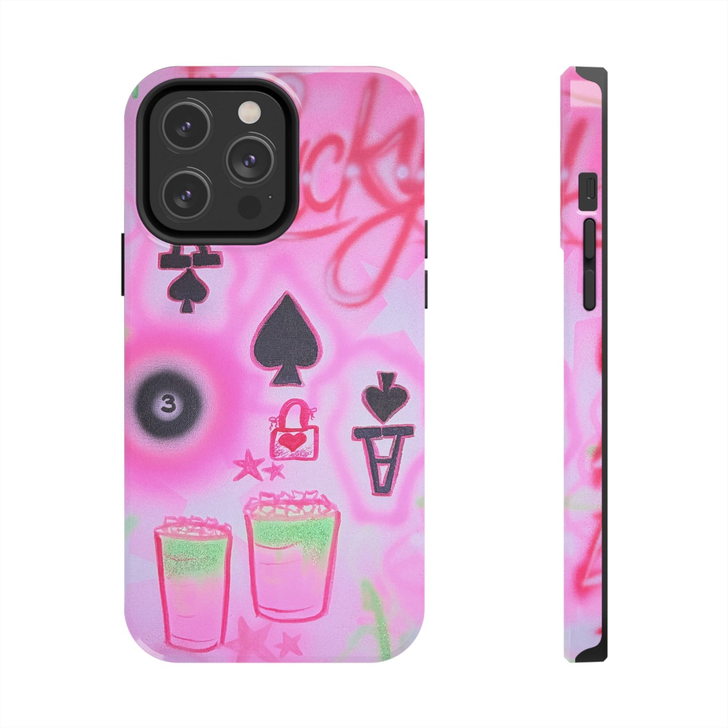 "lucky ace" airbrush iPhone case