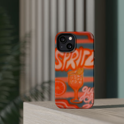 MagSafe "aperol spritz pt. 2" airbrush iPhone case