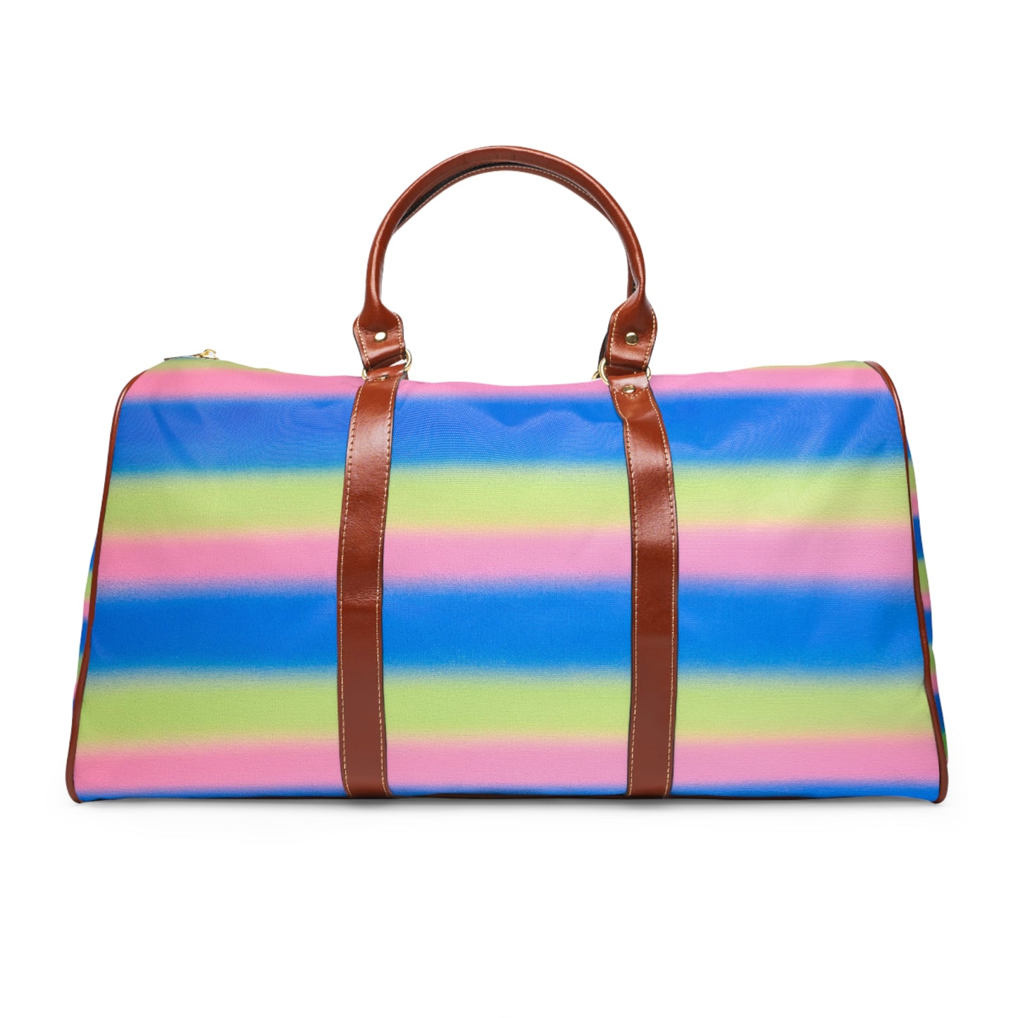 "sherbet stripes" airbrush waterproof travel bag