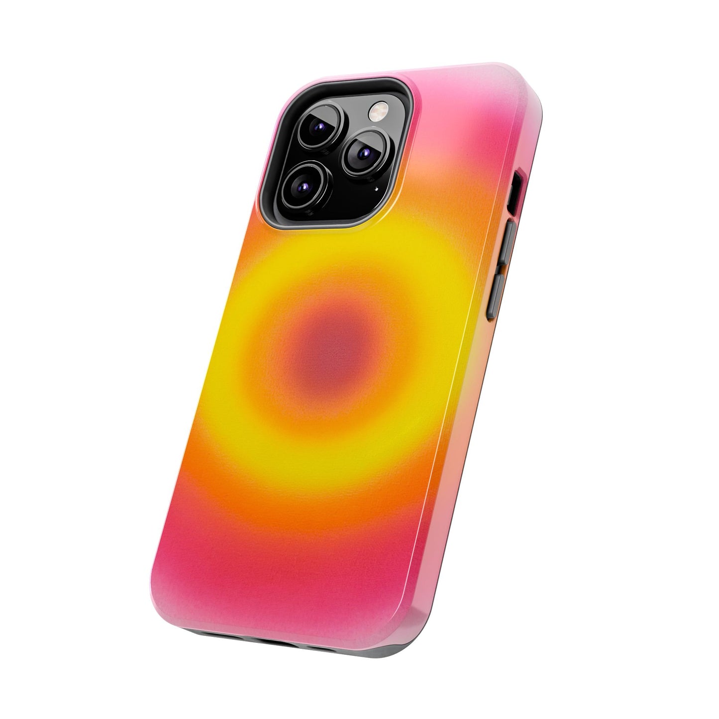"pink lemonade aura" airbrush iPhone case
