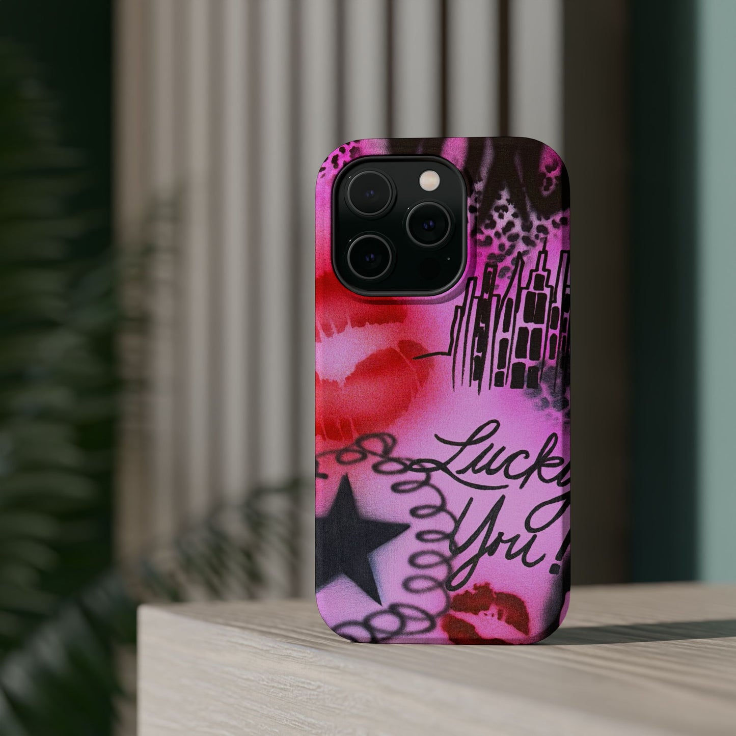 MagSafe "ulterior motive" airbrush iPhone case
