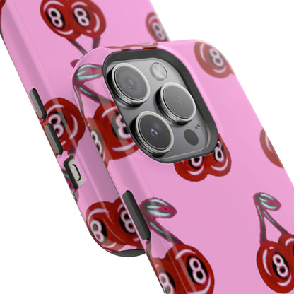MagSafe "cami cherry pink" Airbrush iPhone Hülle