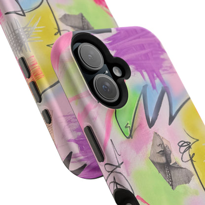 MagSafe "pastel static" airbrush iPhone case